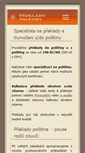 Mobile Screenshot of preklady-polstina-cestina.cz